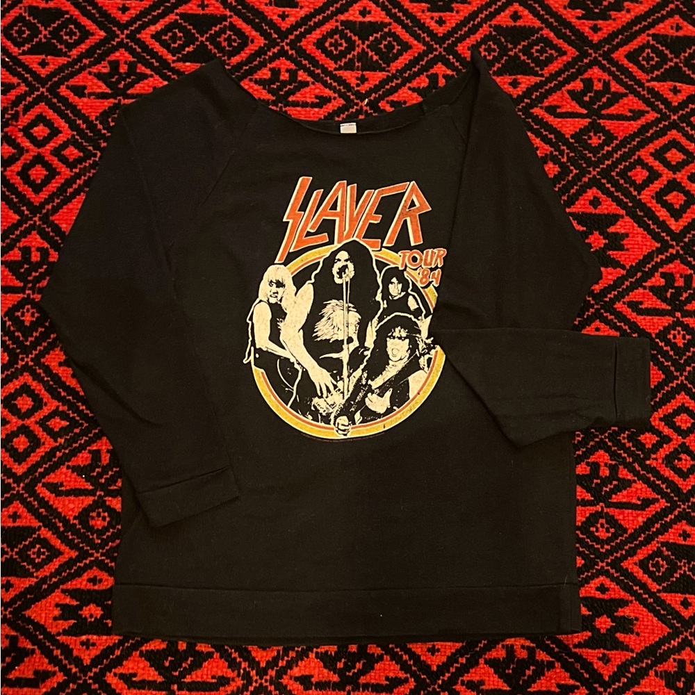 Slayer Vintage 84’ Tour 3/4 length Sweatshirt